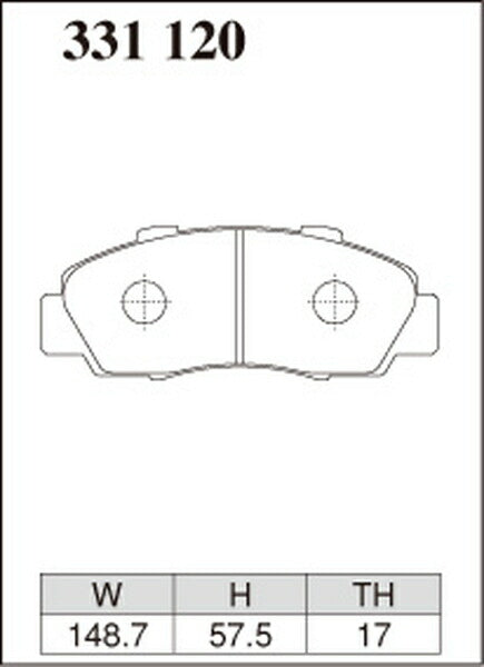 DIXCEL ブレーキパッド REタイプ ホンダ S-MX RH1/RH2 1996/11〜2002/02 フロント左右セット 331120