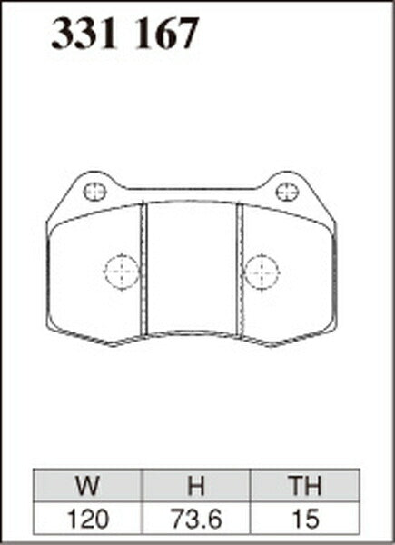 DIXCEL ブレーキパッド ESタイプ ニッサン フェアレディZ Z33/HZ33 2002/08〜2008/12 フロント左右セット 331167