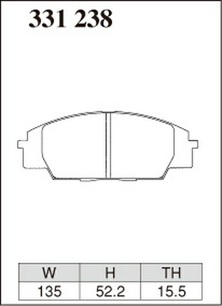 DIXCEL ブレーキパッド Sタイプ ホンダ S2000 AP1/AP2 1999/04〜 フロント左右セット 331238