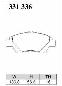 DIXCEL ブレーキパッド Sタイプ フィット GS4 GS5 GS6 GS7 22/10〜 【331336】 フロント左右セット