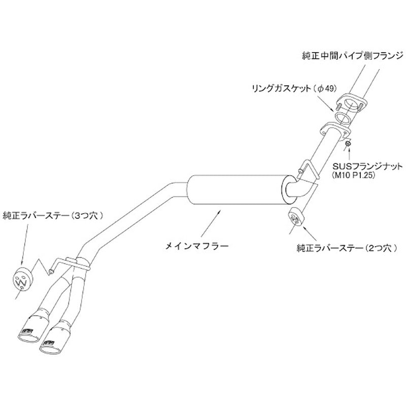 HKS LEGAMAX Premium セレナ GFC27 16/08-22/11 【32018-AN028】 マフラー LEGAMAX Premium エッチケーエス リーガマックスプレミアム
