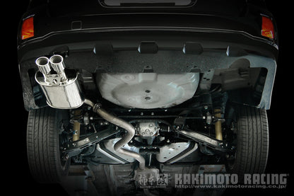 柿本改 KRnoble Ellisse クリスタルAB アウトバック DBA-BR9 2009/5〜2010/3 【B52350B】 マフラー カキモト カキモト KRノーブルエリッセ クリスタルAB
