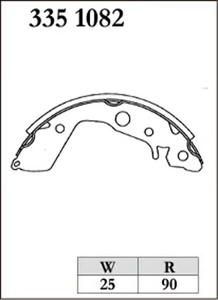 DIXCEL ブレーキシュー RGMタイプ ホンダ ライフ JC1 2008/11〜 リア左右セット 3351082