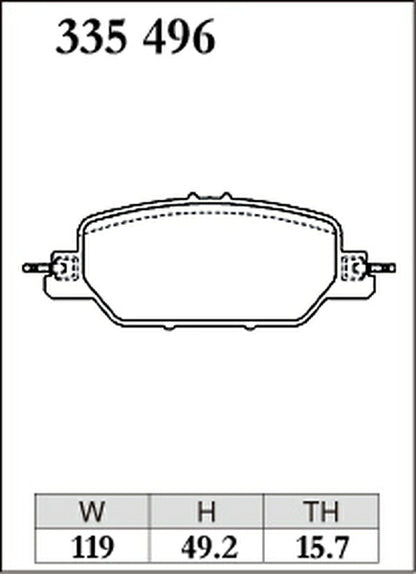 DIXCEL ブレーキパッド ESタイプ ホンダ CR-V RW1/RW2 2018/08〜 リア左右セット 335496