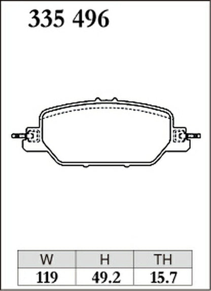 DIXCEL ブレーキパッド ESタイプ ホンダ CR-V RT5/RT6 2018/11〜 リア左右セット 335496
