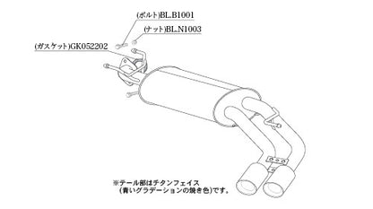 柿本改 Class KR インプレッサXV DBA-GT3 2017/5〜2020/10 【B71358】 マフラー カキモト カキモト クラスKR