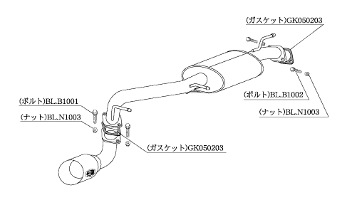 ワゴンR RR MC21S マフラー 柿本改 カキモトR SS306 KAKIMOTO