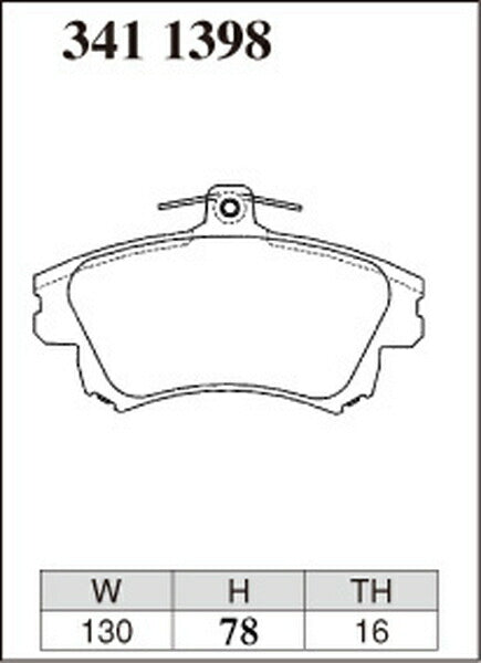 DIXCEL ブレーキパッド Zタイプ ミツビシ コルトラリーアートバージョンR Z27AG 2006/05〜 フロント左右セット 3411398