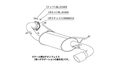 柿本改 Class KR インプレッサ CBA-GH8 2007/6〜2010/3 【B71329】 マフラー カキモト カキモト クラスKR