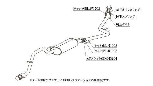 柿本改 GTbox 06&S N-BOXカスタム DBA 6BA-JF3 2017/9〜2023/10 【H443113】 マフラー カキモト カキモト GTボックス 06&S