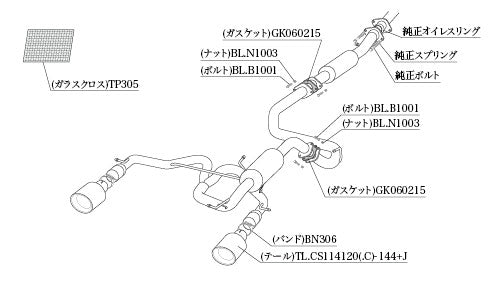 柿本改 Class KR ステンレステール センター付き スイフトスポーツ CBA 4BA-ZC33S 2017/9〜2025/12 【S71348SP】 マフラー カキモト カキモト クラスKR ステンレステール センター付き