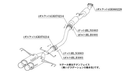 柿本改 Regu.06 & R シビックタイプR DBA 6BA-FK8 2017/12〜2021/6 【H223119】 マフラー カキモト カキモト レグ06 & R