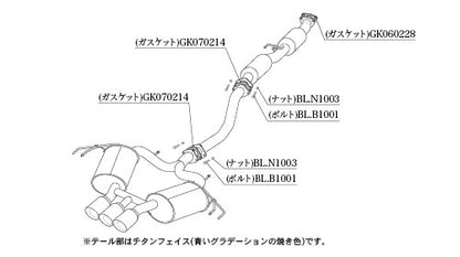 柿本改 Class KR シビックタイプR DBA 6BA-FK8 2017/12〜2021/6 【H713119】 マフラー カキモト カキモト クラスKR