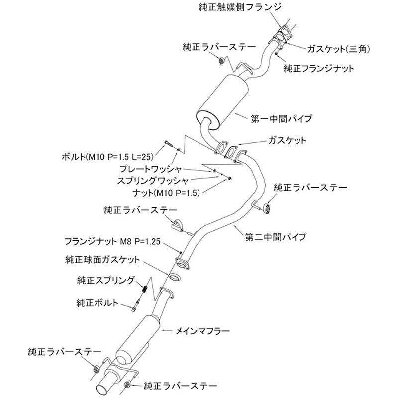 HKS silent Hi-Power CR-Z ZF2 12/10-17/01 【32016-AH030】 マフラー silent Hi-Power エッチケーエス サイレントハイパワー