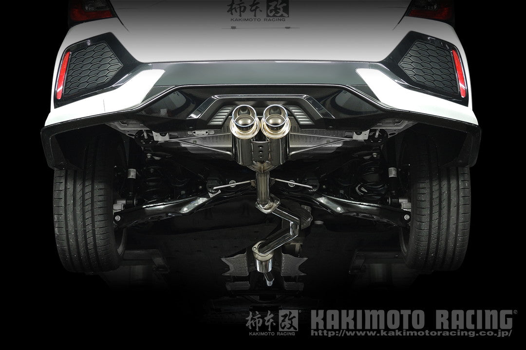 柿本改 Regu.06 & R シビック DBA 6BA-FK7 2017/9〜2021/6 【H223118】 マフラー カキモト カキモト レグ06 & R