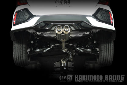 柿本改 Regu.06 & R シビック DBA 6BA-FK7 2017/9〜2021/6 【H223118】 マフラー カキモト カキモト レグ06 & R