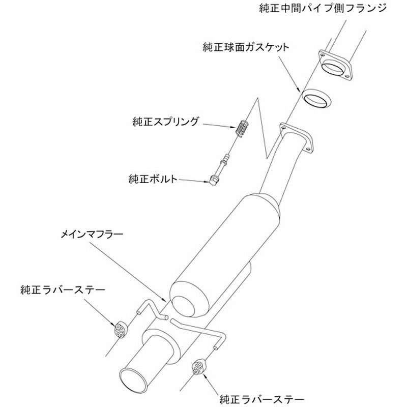 HKS silent Hi-Power CR-Z ZF2 12/10-17/01 【32016-AH025】 マフラー silent Hi-Power エッチケーエス サイレントハイパワー