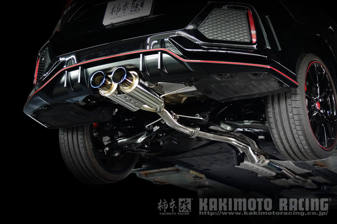 柿本改 Regu.06 & R シビックタイプR DBA 6BA-FK8 2017/12〜2021/6 【H223119】 マフラー カキモト カキモト レグ06 & R