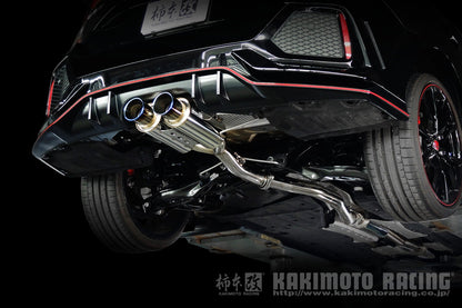 柿本改 Regu.06 & R シビックタイプR DBA 6BA-FK8 2017/12〜2021/6 【H223119】 マフラー カキモト カキモト レグ06 & R