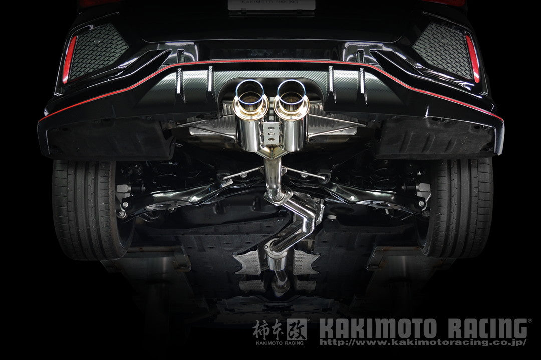 柿本改 Regu.06 & R シビックタイプR DBA 6BA-FK8 2017/12〜2021/6 【H223119】 マフラー カキモト カキモト レグ06 & R
