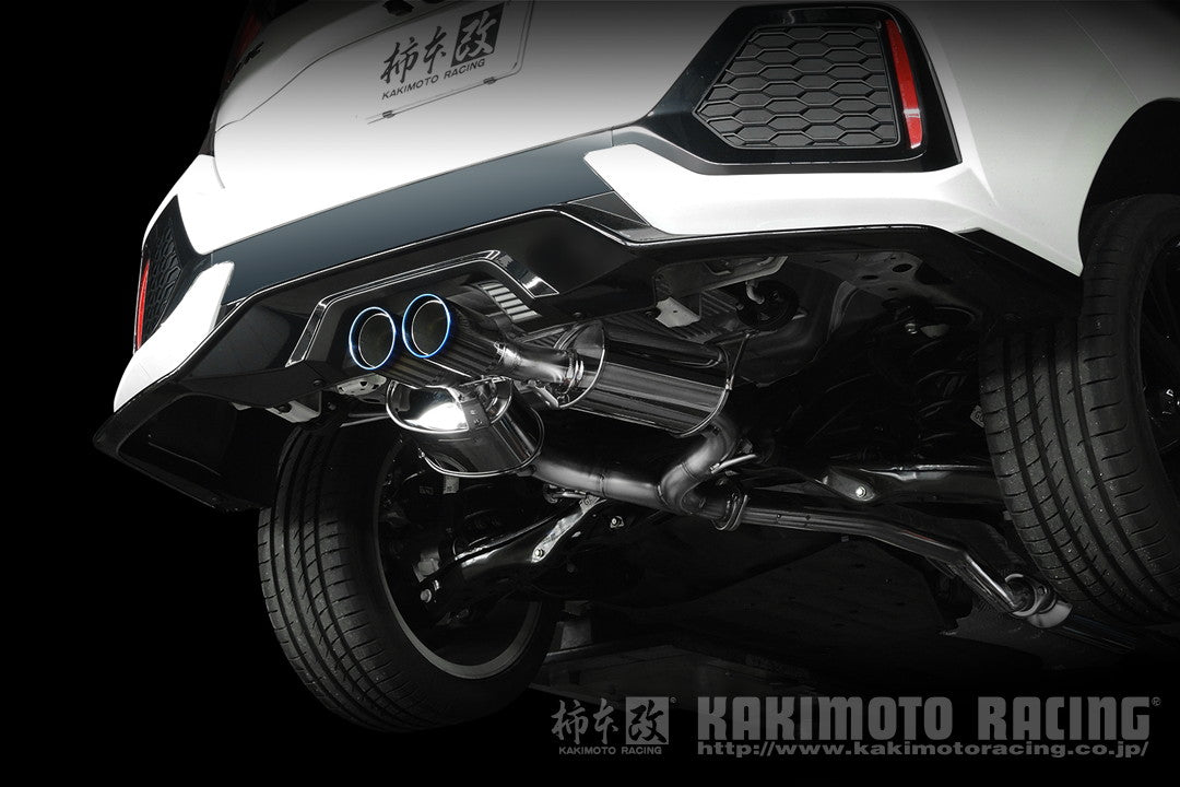 柿本改 Class KR シビック DBA 6BA-FK7 2017/9〜2021/6 【H713118】 マフラー カキモト カキモト クラスKR