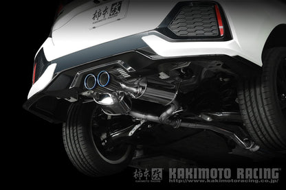 柿本改 Class KR シビック DBA 6BA-FK7 2017/9〜2021/6 【H713118】 マフラー カキモト カキモト クラスKR