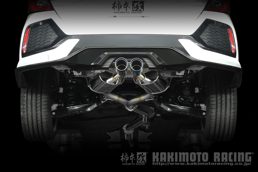 柿本改 Class KR シビック DBA 6BA-FK7 2017/9〜2021/6 【H713118】 マフラー カキモト カキモト クラスKR