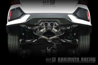 柿本改 Class KR シビック DBA 6BA-FK7 2017/9〜2021/6 【H713118】 マフラー カキモト カキモト クラスKR