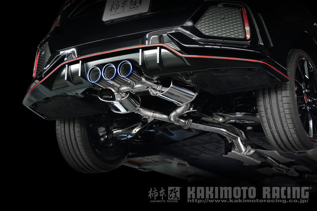 柿本改 Class KR シビックタイプR DBA 6BA-FK8 2017/12〜2021/6 【H713119】 マフラー カキモト カキモト クラスKR