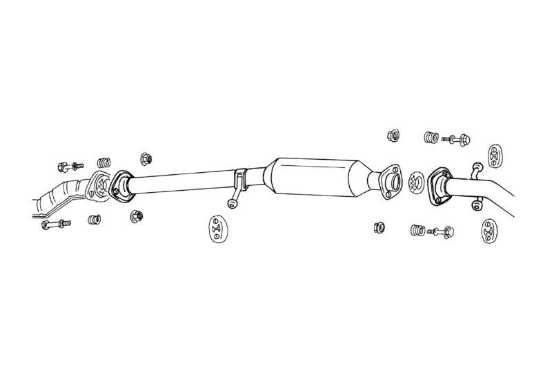 FUJITSUBO legalis POWER Getter CENTER PIPE アルテッツァ GF-SXE10 H10.10〜H13.5（1998.10〜2001.5） 【510-23812】 マフラー フジツボ レガリス パワーゲッター
