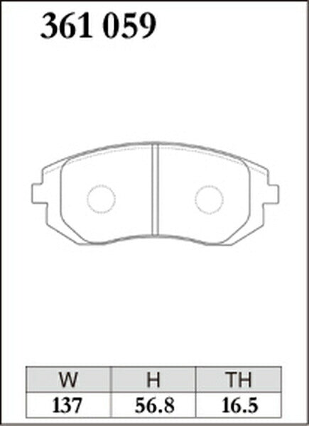 DIXCEL ブレーキパッド Zタイプ トヨタ 86 ZN6 2012/04〜 フロント左右セット 361059