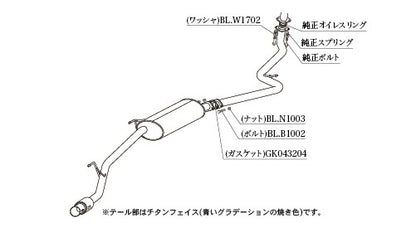 柿本改 GTbox 06&S N-BOXカスタム DBA-JF4 2017/9〜2019/10 【H443121】 マフラー カキモト カキモト GTボックス 06&S