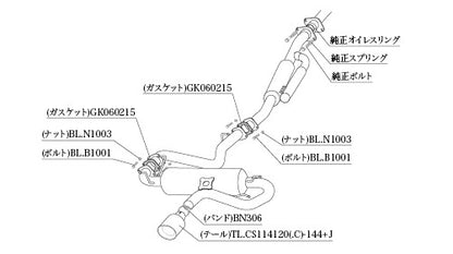 柿本改 Class KR チタンフェイステール 86 GR DBA 4BA-ZN6 2017/12〜2021/10 【T713158C】 マフラー カキモト カキモト クラスKR チタンフェイステール