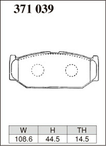 DIXCEL ブレーキパッド Sタイプ スズキ ソリオ MA15S 2011/01〜2015/08 フロント左右セット 371039