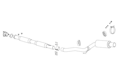FUJITSUBO legalis RM-01A ランサーエボリューション IX GH-CT9A H17.3〜H19.9（2005.3〜2007.9） 【290-32162】 マフラー フジツボ レガリス RM-01A