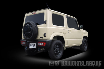 柿本改 Class KR 左右出し センター付き ジムニー 3BA-JB64W 2018/7〜2025/11 【S71354S】 マフラー カキモト カキモト クラスKR 左右出し センター付き