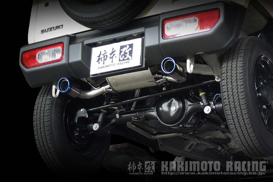 柿本改 Class KR 左右出し センター付き ジムニー 3BA-JB64W 2018/7〜2025/11 【S71354S】 マフラー カキモト カキモト クラスKR 左右出し センター付き