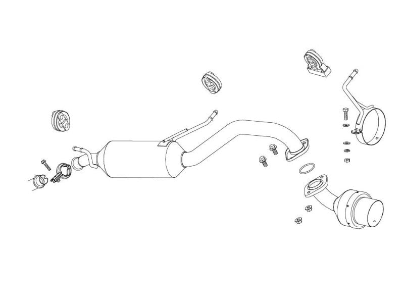 FUJITSUBO legalis BLAZE ワゴンRスティングレー CBA-MH22S H19.2〜H19.5（2007.2〜2007.5） 【550-80272】 マフラー フジツボ レガリス ブレイズ