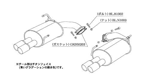 柿本改 Class KR インプレッサ CBA-GVB 2010/7〜2014/8 【B71338】 マフラー カキモト カキモト クラスKR