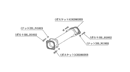 柿本改 触媒ストレート ニッサン スカイラインクーペ GF-ER34 1998/05〜2001/06 NSP305
