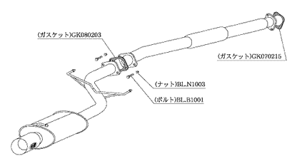 柿本改 Kakimoto.R ミツビシ ランサーエボリューションVII/VIII/VIII MR GH-CT9A 2001/02〜2005/03 MS307
