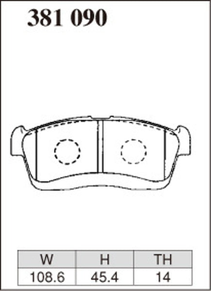 ディクセル Sタイプ フロント左右セット ブレーキパッド ブーン M600S/M601S 381090 DIXCEL ブレーキパット