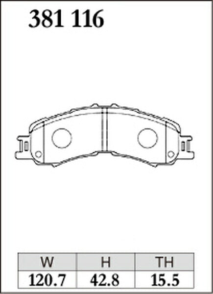 DIXCEL ブレーキパッド Xタイプ ダイハツ ハイゼット S500P/S510P 2015/11〜 フロント左右セット 381116