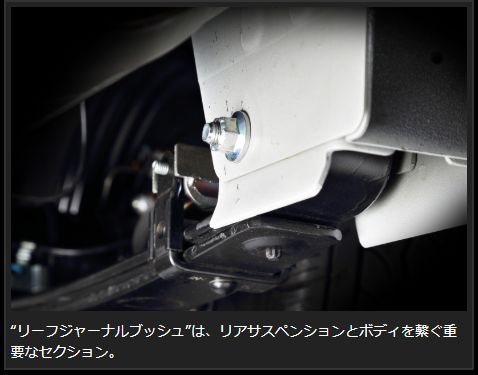 Genb ハードリーフジャーナルブッシュ フロント ニッサン NV350キャラバン E26 SGB08C