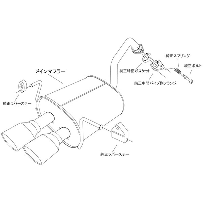 HKS LEGAMAX Premium ヴェゼル RU1 13/12-20/09 【32018-AH031】 マフラー LEGAMAX Premium エッチケーエス リーガマックスプレミアム