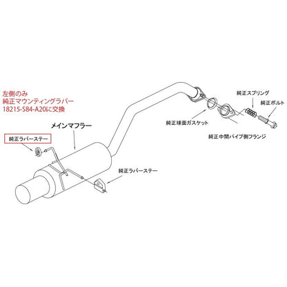 HKS silent Hi-Power ヴェゼル RV3 21/04-24/03 【32016-AH032】 マフラー silent Hi-Power エッチケーエス サイレントハイパワー