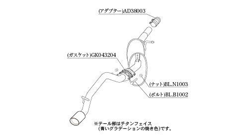 柿本改 Class KR ウェイク DBA-LA710S 2014/11〜2020/6 【D71323】 マフラー カキモト カキモト クラスKR