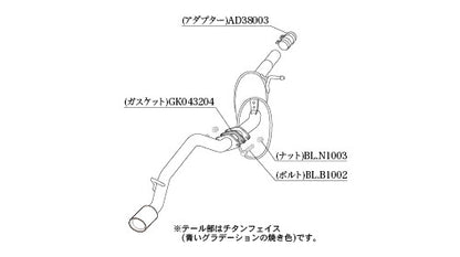 柿本改 Class KR ウェイク DBA-LA710S 2014/11〜2020/6 【D71323】 マフラー カキモト カキモト クラスKR