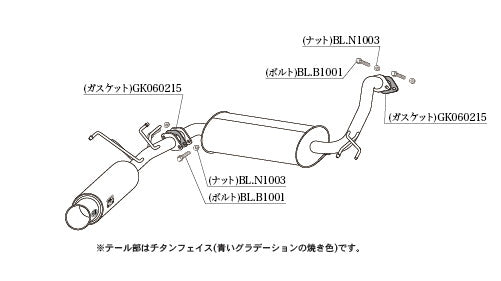 柿本改 GTbox 06&S ヴェゼル ツーリング DBA 6BA-RU1 2019/1〜2021/4 【H443129】 マフラー カキモト カキモト GTボックス 06&S