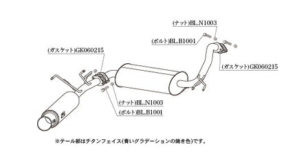 柿本改 GTbox 06&S ヴェゼル ツーリング DBA 6BA-RU1 2019/1〜2021/4 【H443129】 マフラー カキモト カキモト GTボックス 06&S